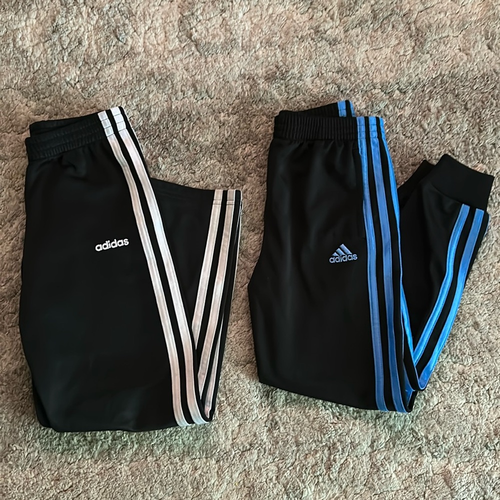 Bundle: 2 Adidas size 7 (kids) Pants